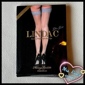 Honey Birdette Linda C Blue Bell Stockings Size Medium